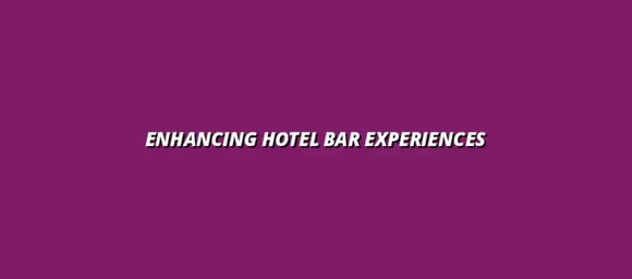 creating immersive sensory experiences in hotel bars